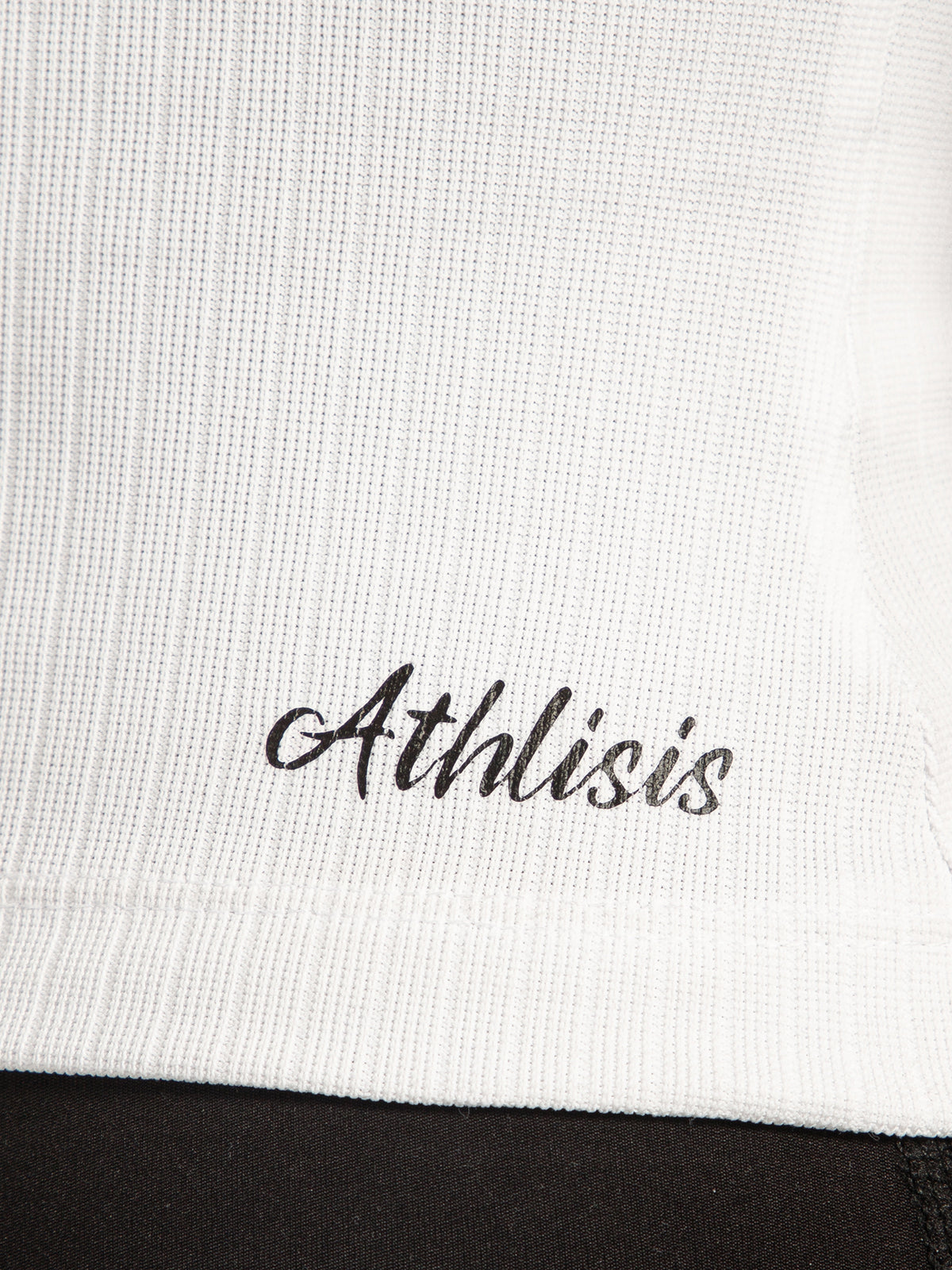 Ribbed Crop Top White