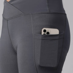 V-Front Legging Gray