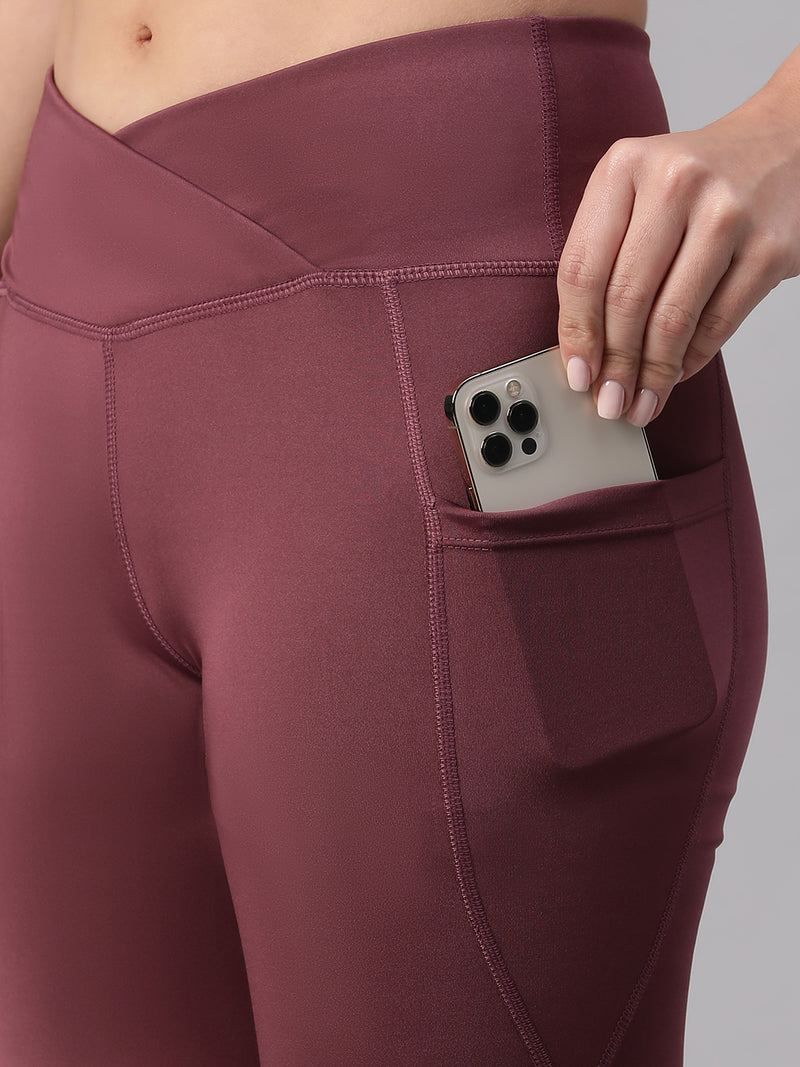 V-Front Legging Mauve