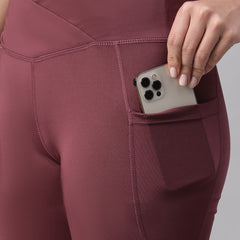 V-Front Legging Mauve