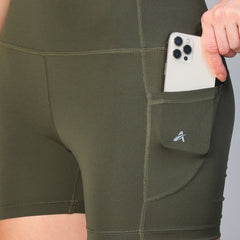 Aura Training Shorts Olive