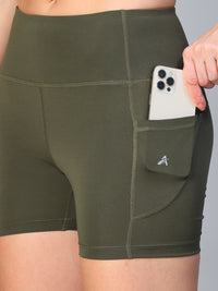 Aura Training Shorts Olive