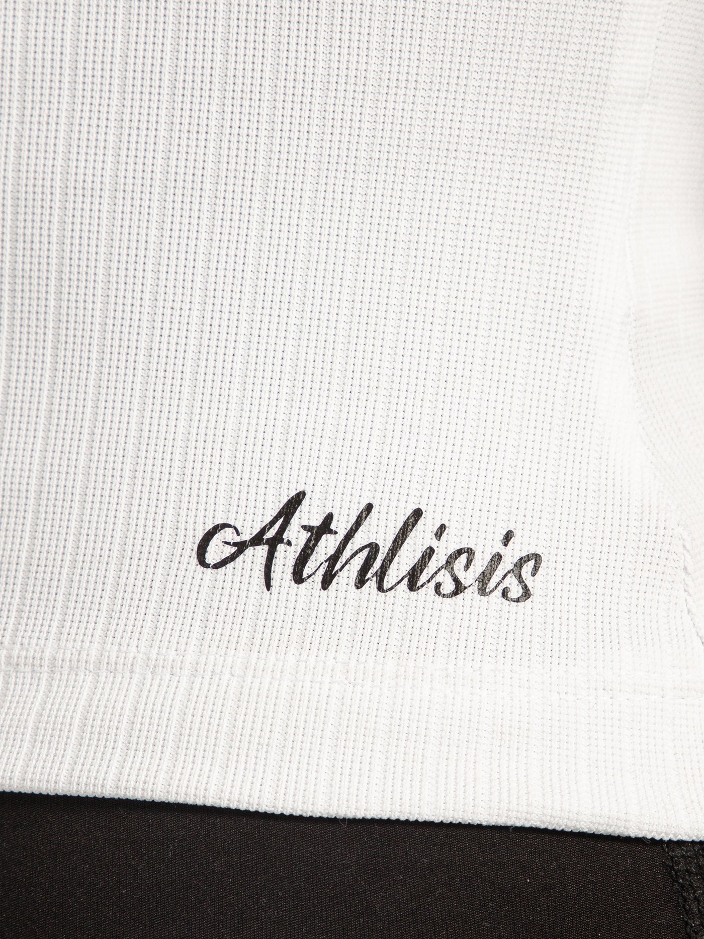 Ribbed Crop Top White