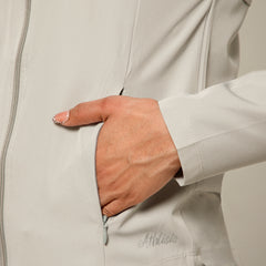 NS Staple Zip Jacket Light Grey