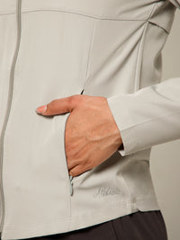 NS Staple Zip Jacket Light Grey