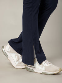 V-Shape Flare Pant Navy