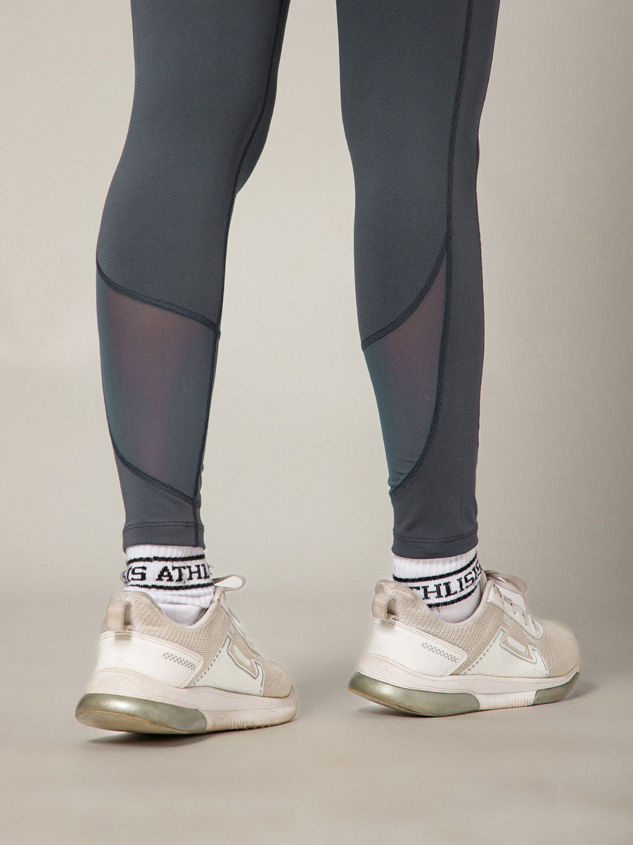 Vapor Mesh Legging Gray