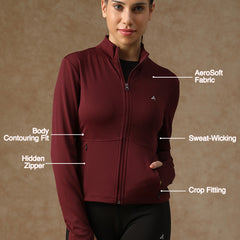 Sculptor Jacket Maroon