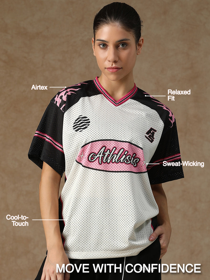 Cloud Nine Jersey Pink & Black