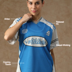 Cloud Nine Jersey Cobalt & White