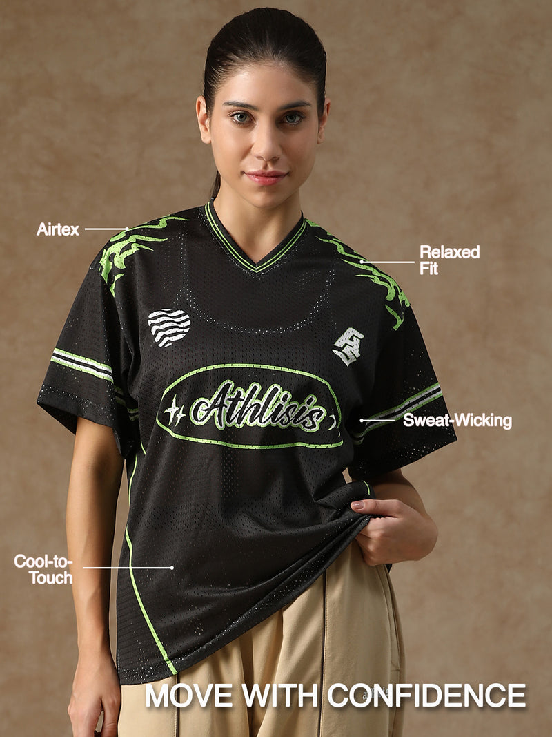 Cloud Nine Jersey Black & Lime