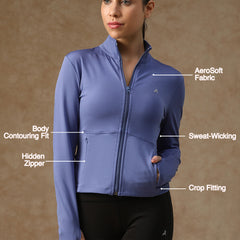 Sculptor Jacket Purple