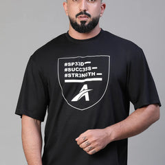 S³ Oversized T-Shirt Black
