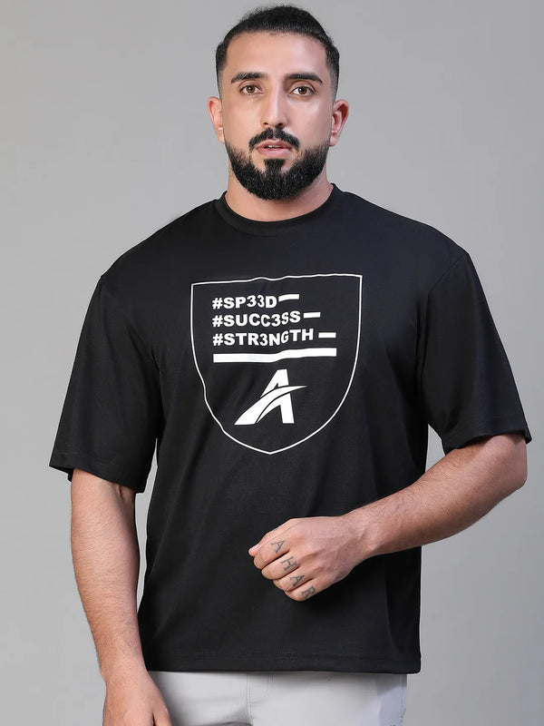 S³ Oversized T-Shirt Black