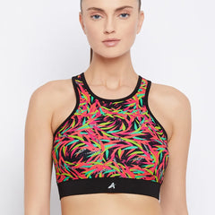 Floral Print Sports Bra