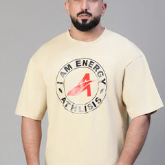 Energy Oversized T-Shirt Beige