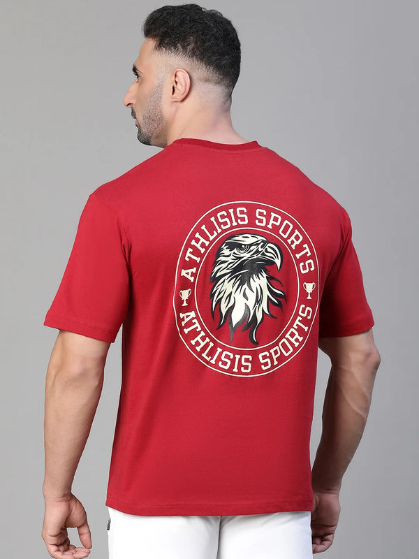 Eagle's Eye Oversized T-Shirt Maroon