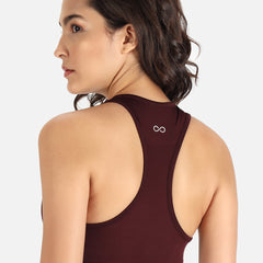 Performance Sports Bra Maroon