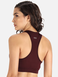 Performance Sports Bra Maroon