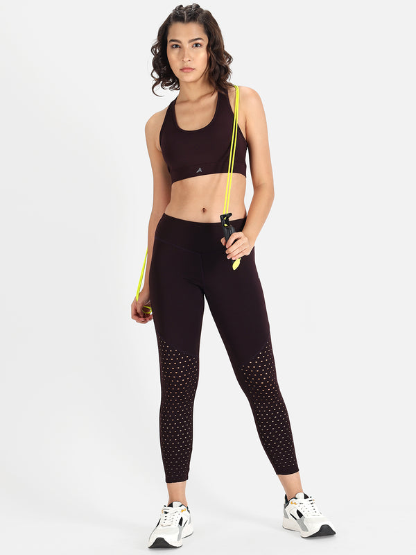 Performance Sports Bra D Wine