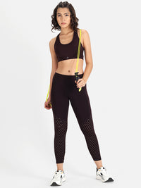 Performance Sports Bra D Wine
