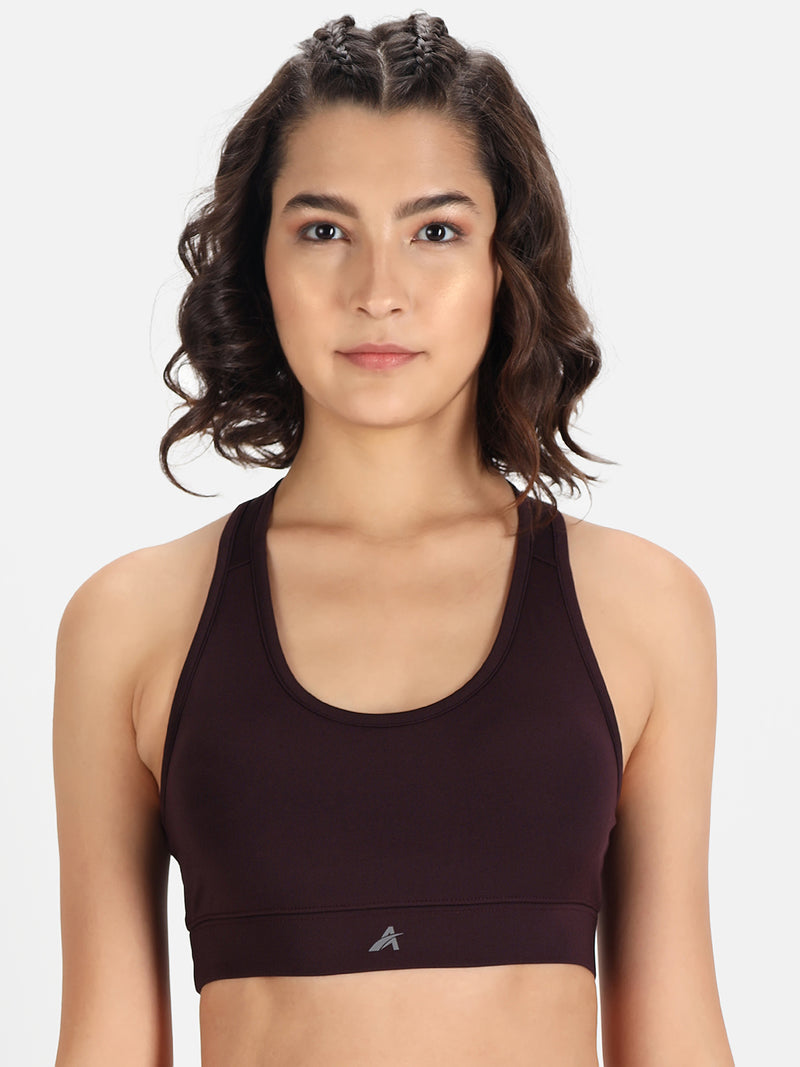 Performance Sports Bra D Wine