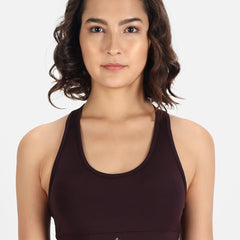 Performance Sports Bra D Wine