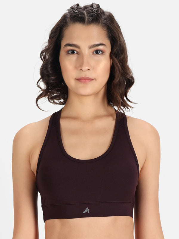 Performance Sports Bra D Wine