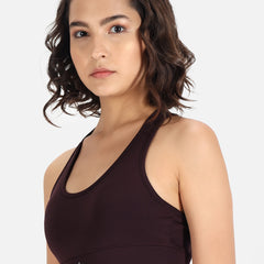 Performance Sports Bra D Wine