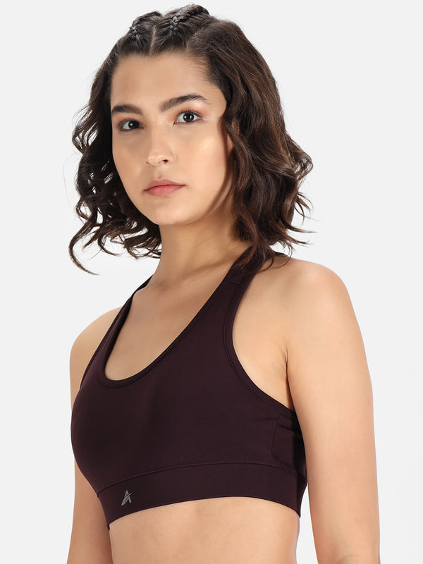 Performance Sports Bra D Wine