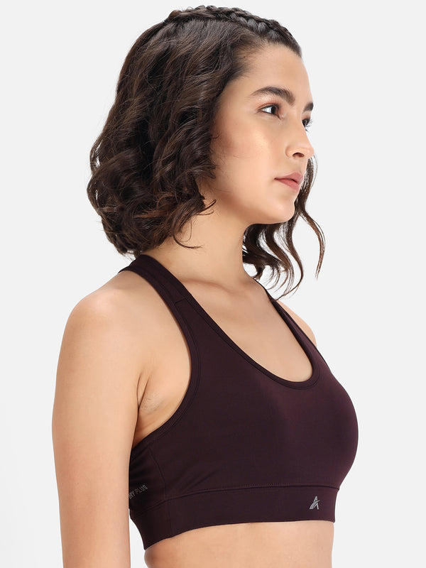 Performance Sports Bra D Wine