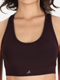 Performance Sports Bra D Wine