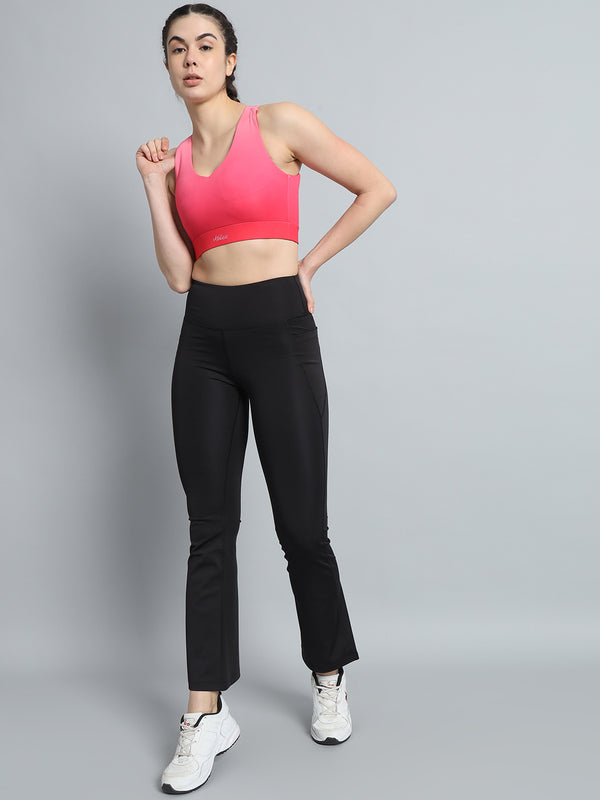 Dual Tone Sports Bra Hot Pink