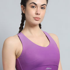 Dual Tone Sports Bra Purple