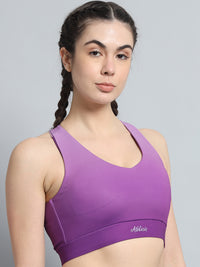 Dual Tone Sports Bra Purple