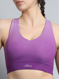 Dual Tone Sports Bra Purple