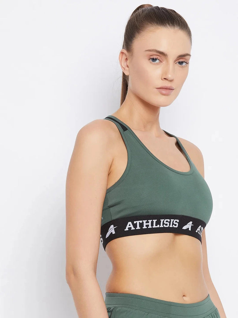 Active Sports Bra Green Athlisis Sports