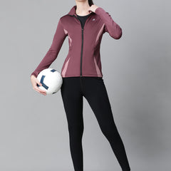 Side Stripe Jacket Mauve