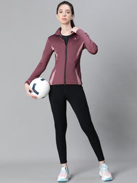 Side Stripe Jacket Mauve