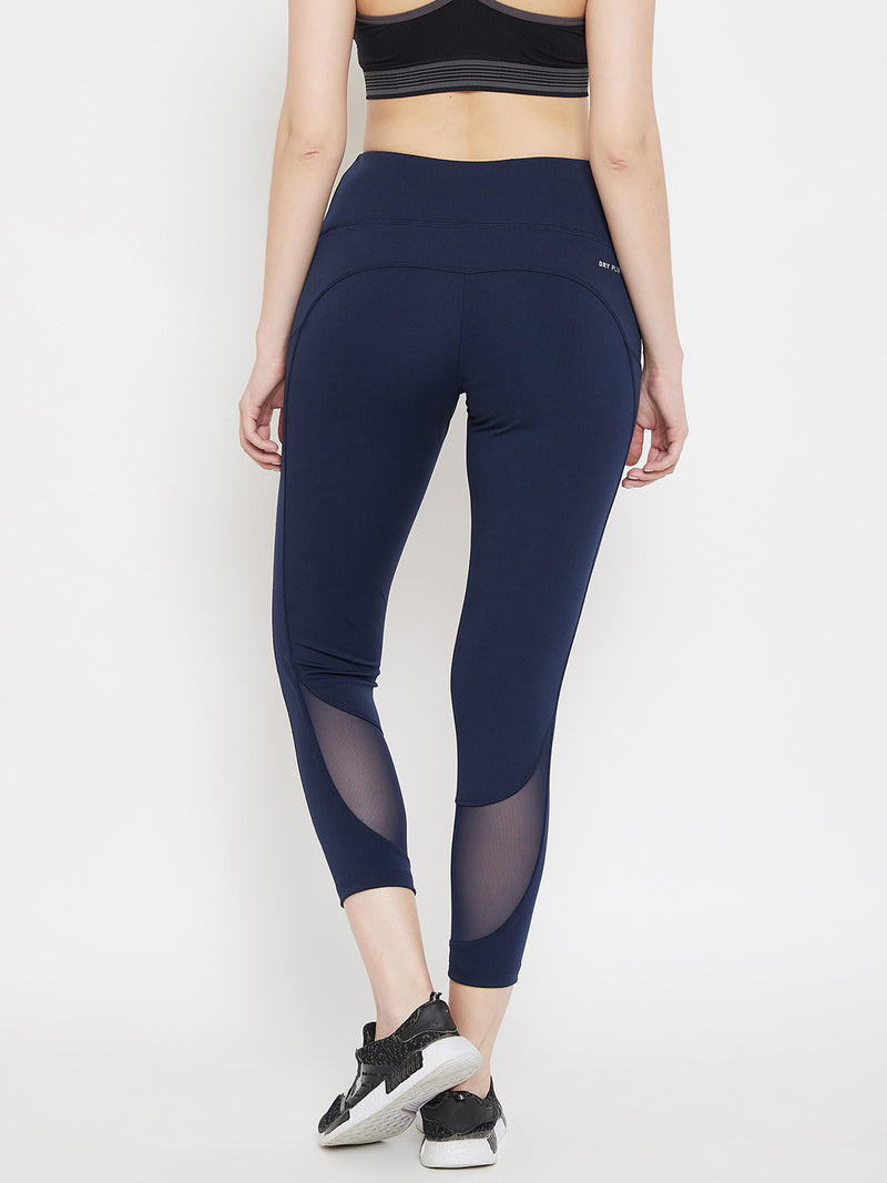 Vapor Mesh Legging Navy