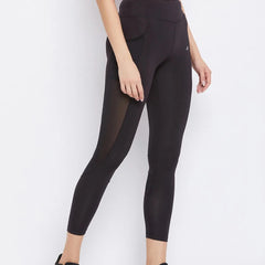 Women Black Training Tights Athlisis Sports