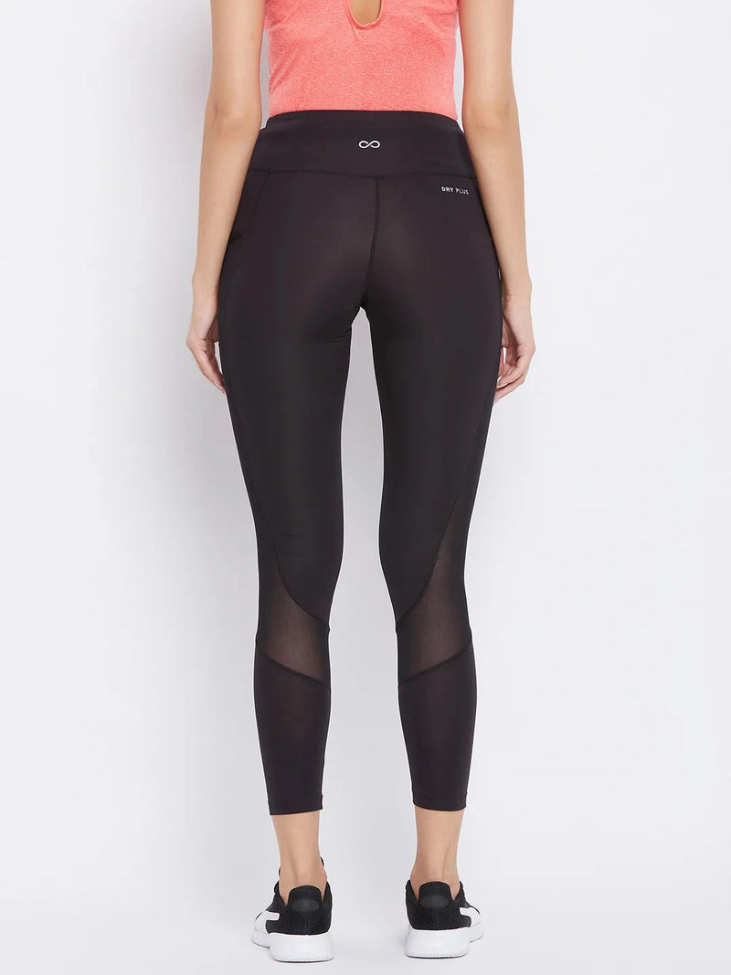 Women Black Training Tights Athlisis Sports