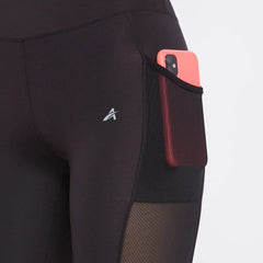 Women Black Training Tights Athlisis Sports