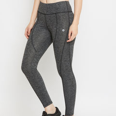 Stride Legging Grey Melange