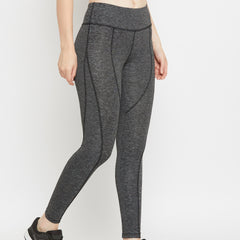 Stride Legging Grey Melange