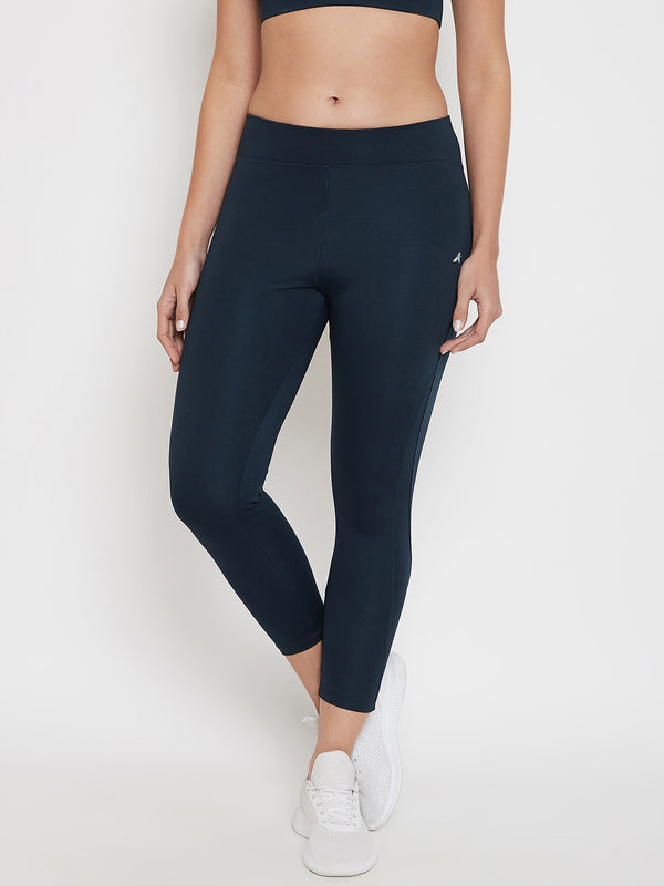 Side Seam Leggings Navy