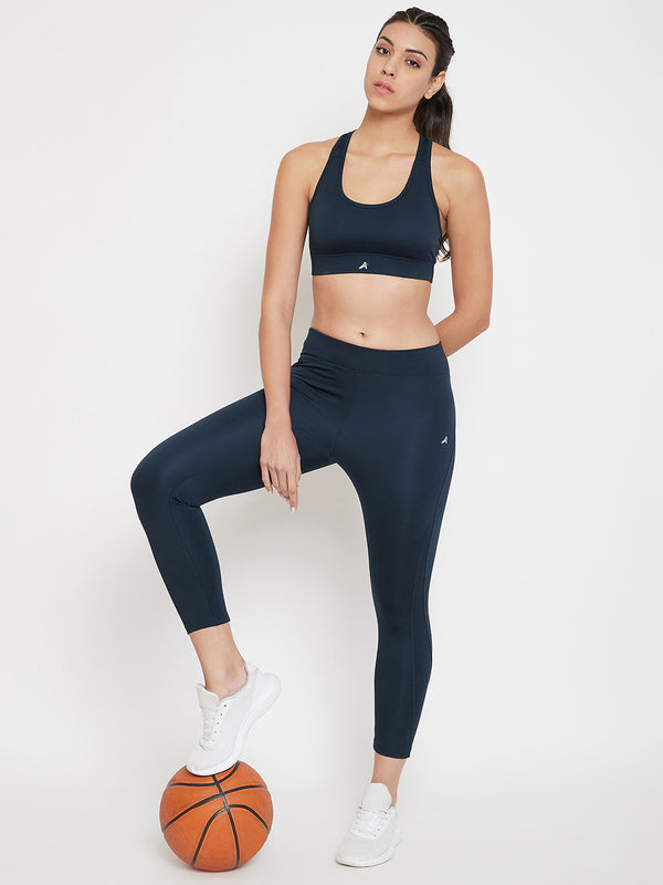Side Seam Leggings Navy