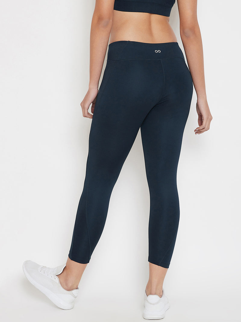 Side Seam Leggings Navy