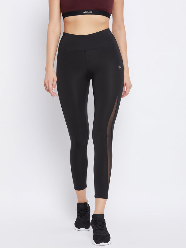 Side Seam Leggings Black