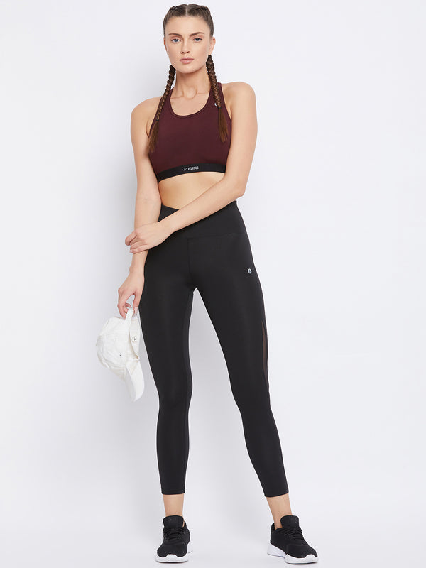 Side Seam Leggings Black